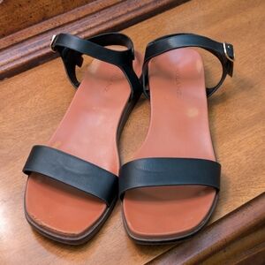 Black Women's Sandals — Size 10